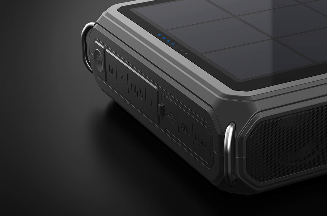 outdoors，music，charge，loudspeaker box，Speaker design，industrial design，Five stone design，